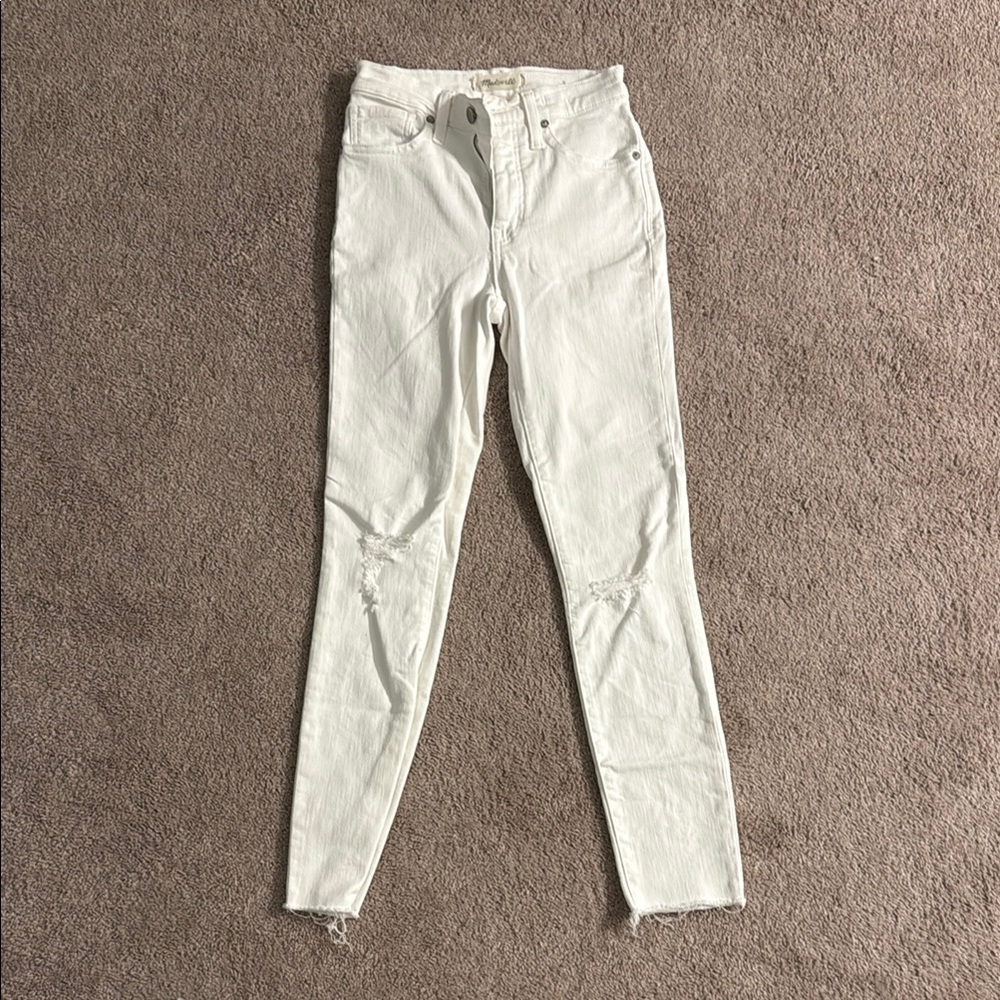 Madewell 9” High rise skinny crop